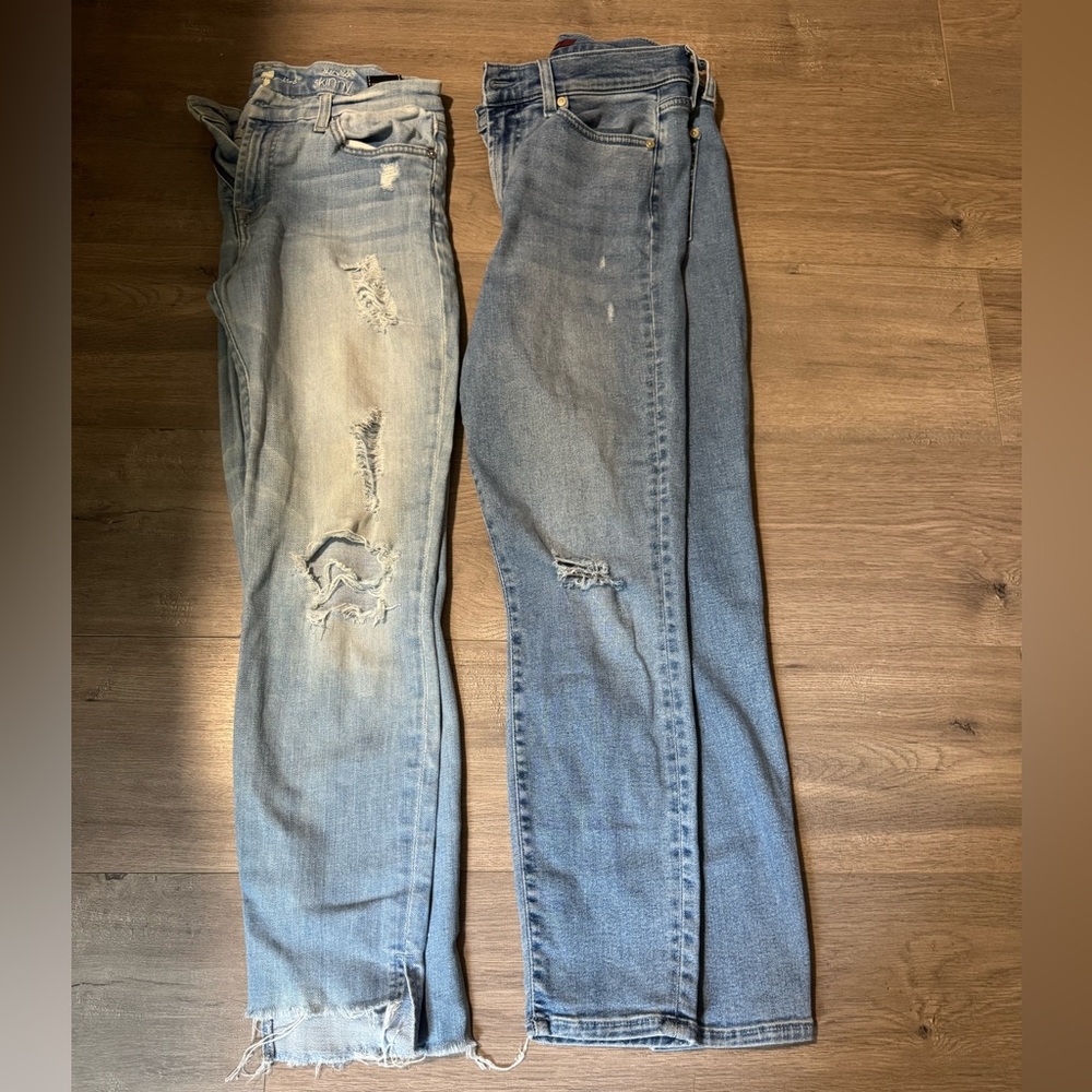 BUNDLE 7 For All Mankind Distressed Jeans